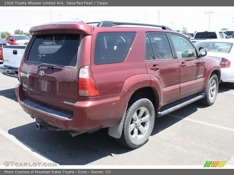 Salsa Red Pearl / Taupe 2006 Toyota 4Runner Limited 4x4