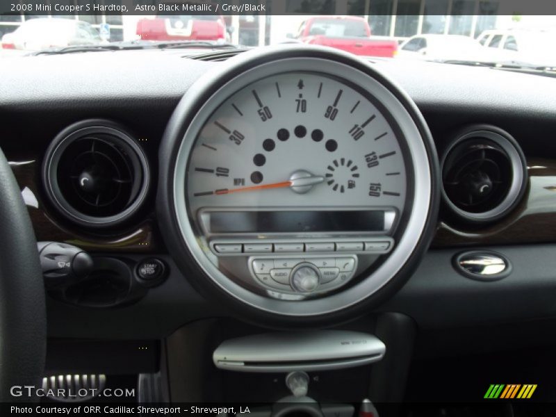 Astro Black Metallic / Grey/Black 2008 Mini Cooper S Hardtop