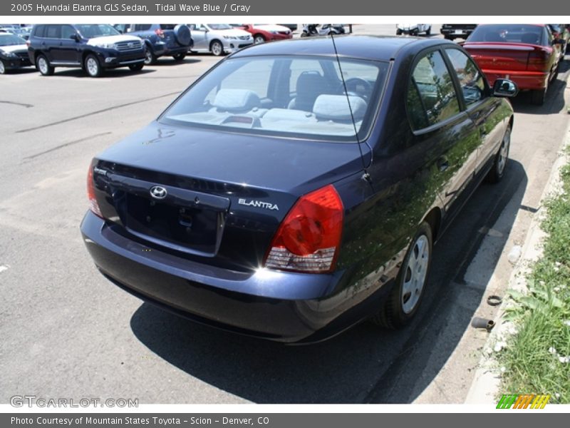 Tidal Wave Blue / Gray 2005 Hyundai Elantra GLS Sedan