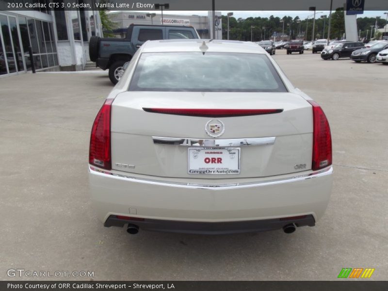 Vanilla Latte / Ebony 2010 Cadillac CTS 3.0 Sedan
