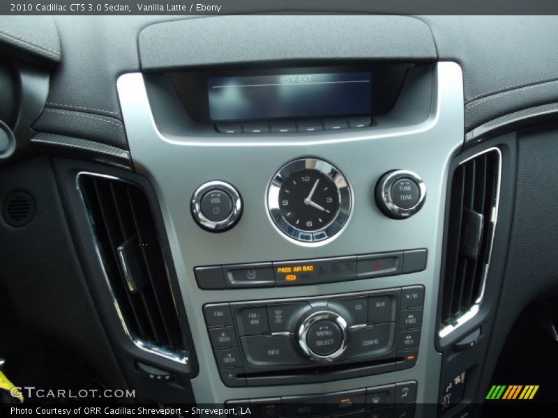 Vanilla Latte / Ebony 2010 Cadillac CTS 3.0 Sedan