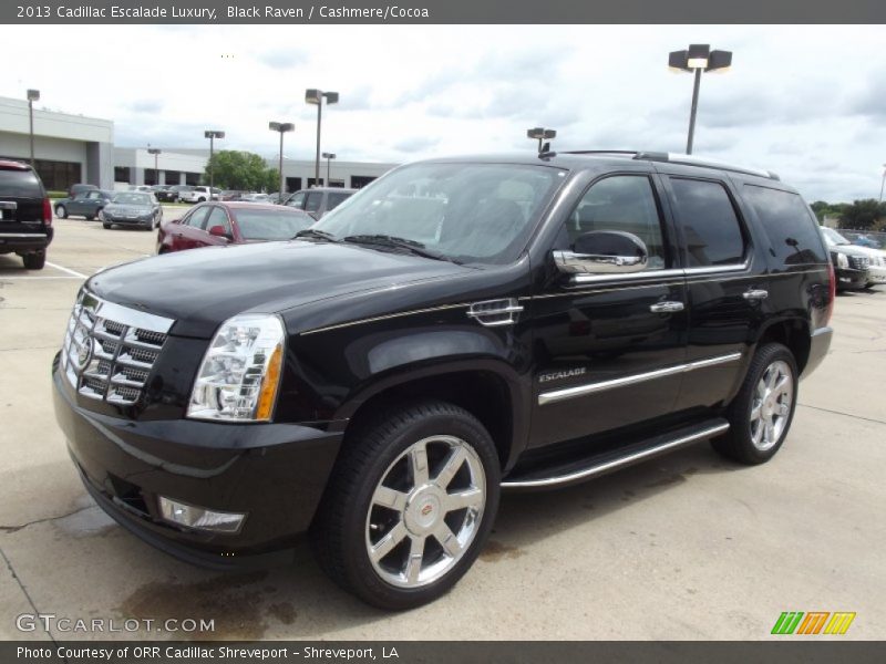 Black Raven / Cashmere/Cocoa 2013 Cadillac Escalade Luxury