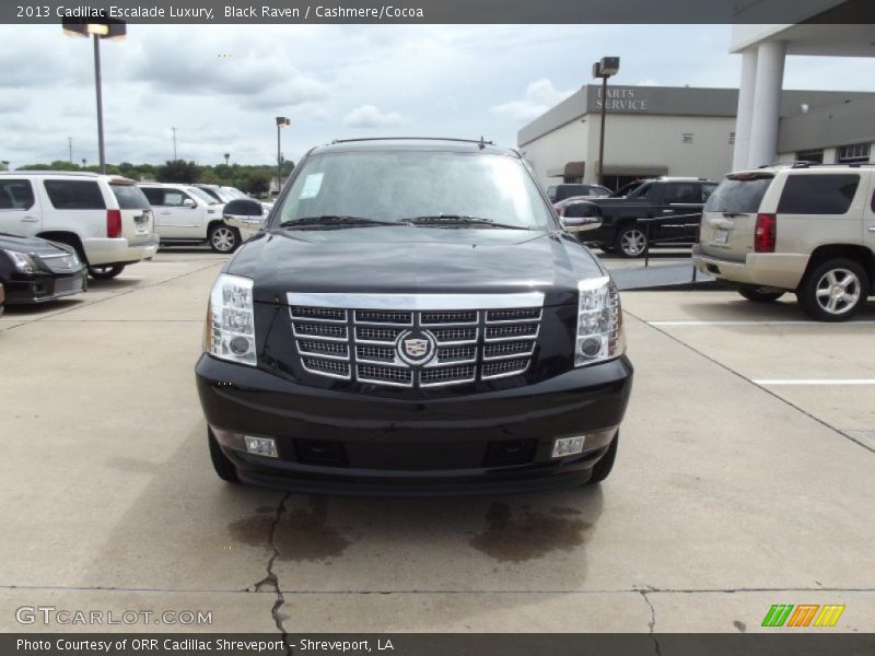 Black Raven / Cashmere/Cocoa 2013 Cadillac Escalade Luxury