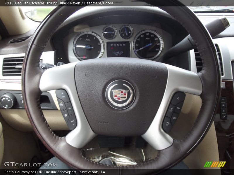 Black Raven / Cashmere/Cocoa 2013 Cadillac Escalade Luxury