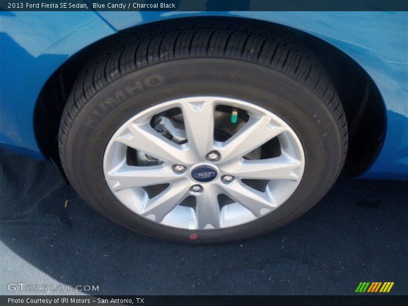 Blue Candy / Charcoal Black 2013 Ford Fiesta SE Sedan