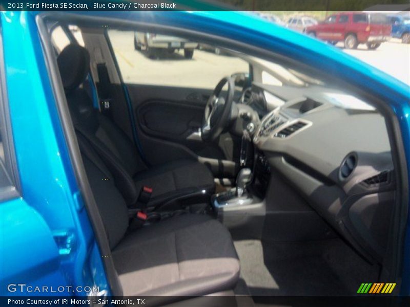 Blue Candy / Charcoal Black 2013 Ford Fiesta SE Sedan