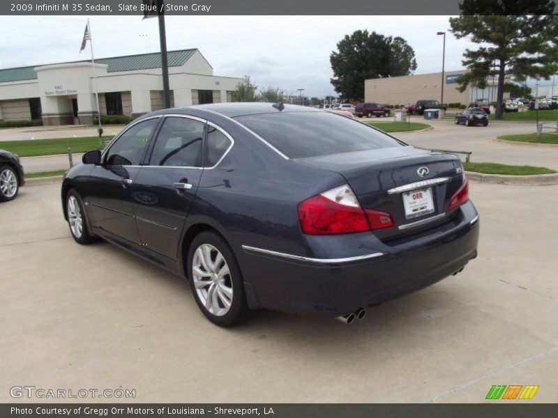 Slate Blue / Stone Gray 2009 Infiniti M 35 Sedan