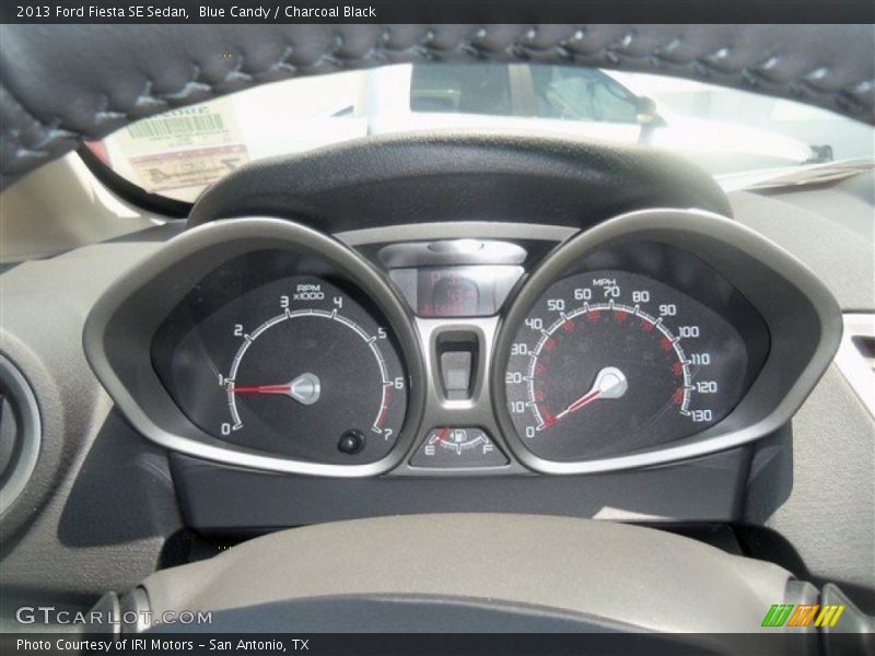 Blue Candy / Charcoal Black 2013 Ford Fiesta SE Sedan