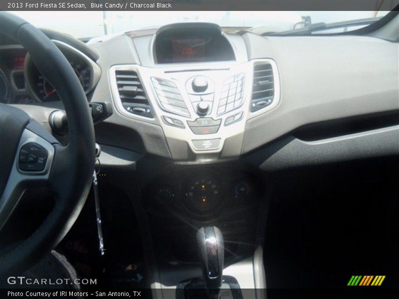 Blue Candy / Charcoal Black 2013 Ford Fiesta SE Sedan