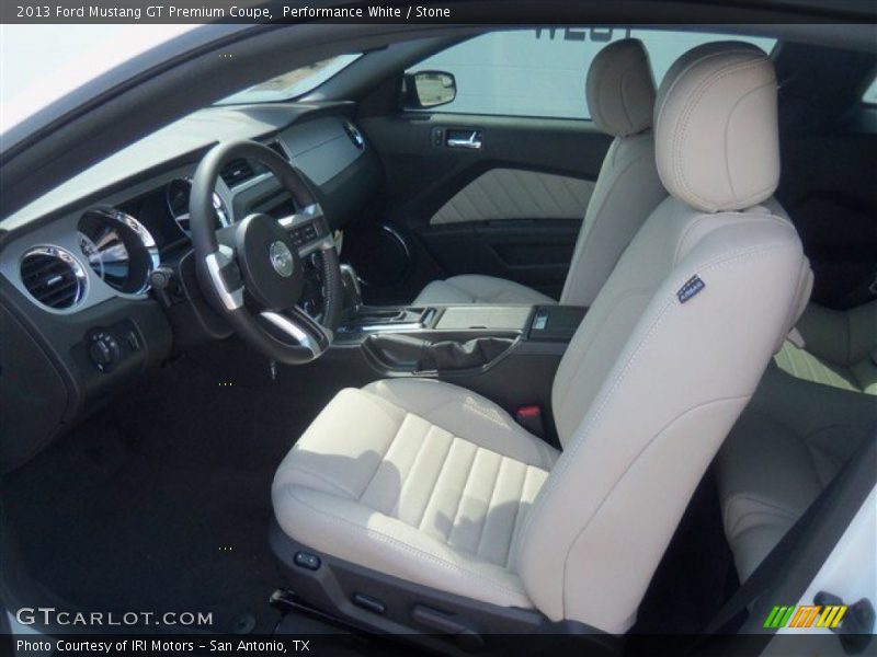 Performance White / Stone 2013 Ford Mustang GT Premium Coupe