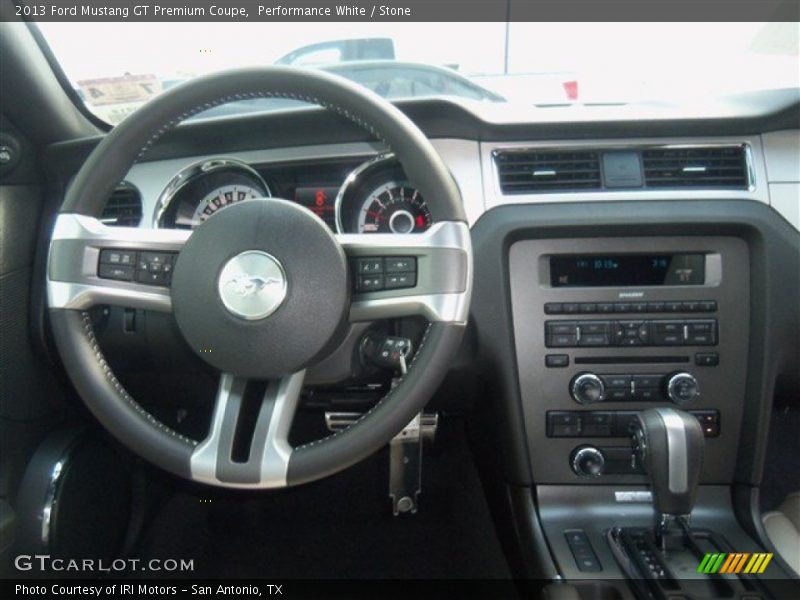 Performance White / Stone 2013 Ford Mustang GT Premium Coupe