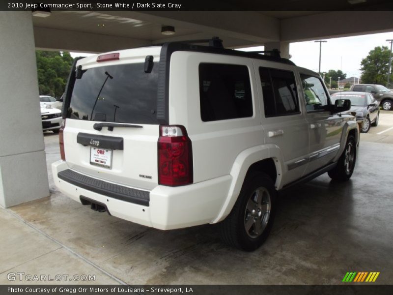 Stone White / Dark Slate Gray 2010 Jeep Commander Sport