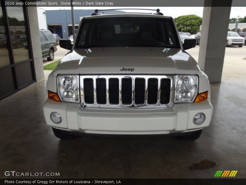 Stone White / Dark Slate Gray 2010 Jeep Commander Sport