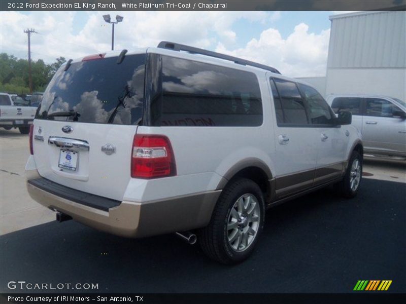 White Platinum Tri-Coat / Chaparral 2012 Ford Expedition EL King Ranch