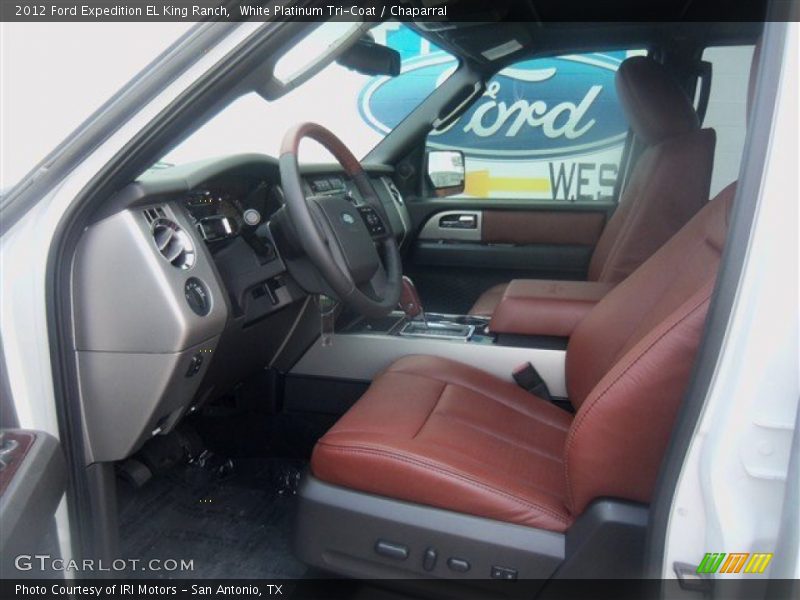 White Platinum Tri-Coat / Chaparral 2012 Ford Expedition EL King Ranch