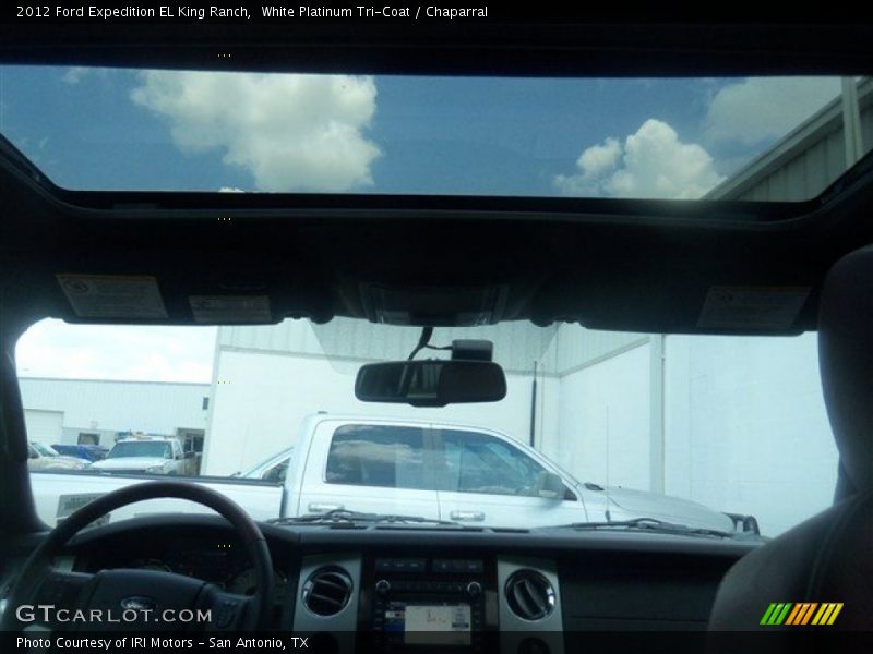White Platinum Tri-Coat / Chaparral 2012 Ford Expedition EL King Ranch