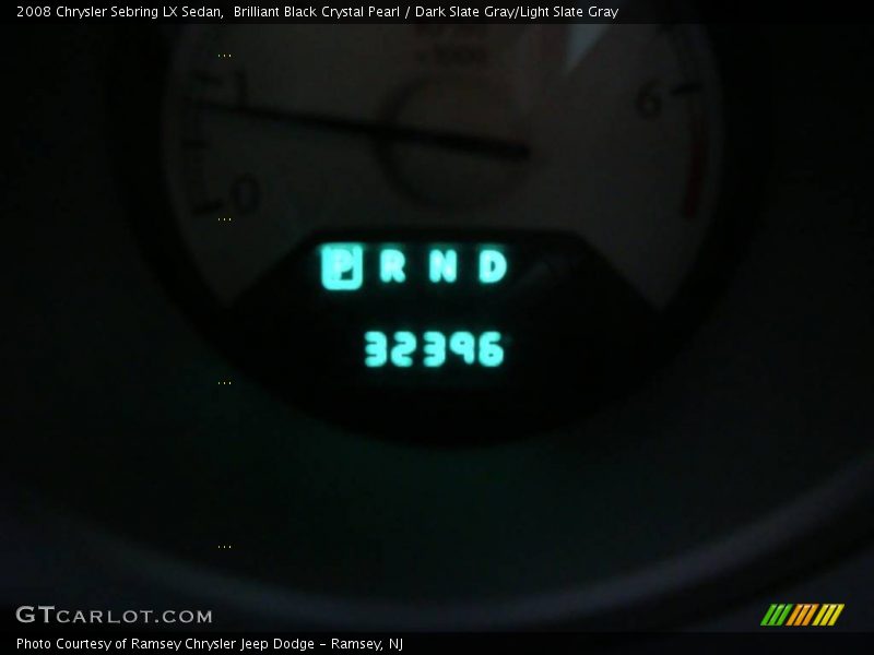 Brilliant Black Crystal Pearl / Dark Slate Gray/Light Slate Gray 2008 Chrysler Sebring LX Sedan