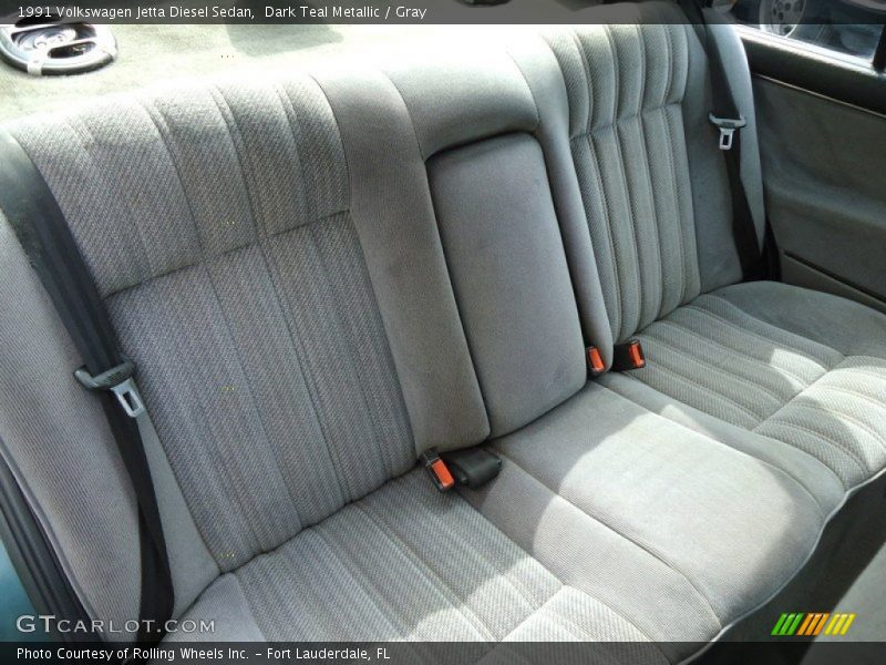 Rear Seat of 1991 Jetta Diesel Sedan