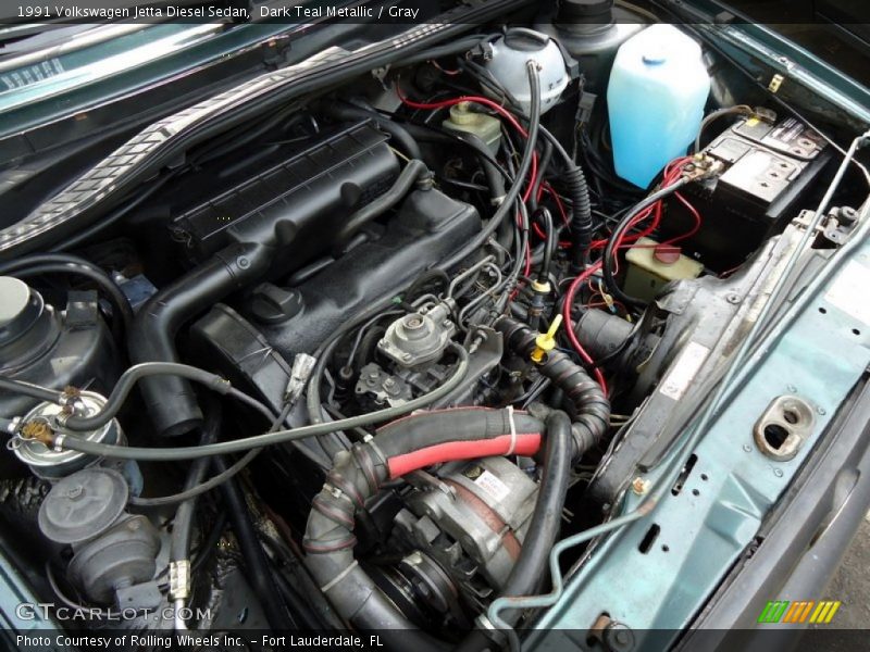  1991 Jetta Diesel Sedan Engine - 1.6 Liter SOHC 8-Valve Diesel 4 Cylinder