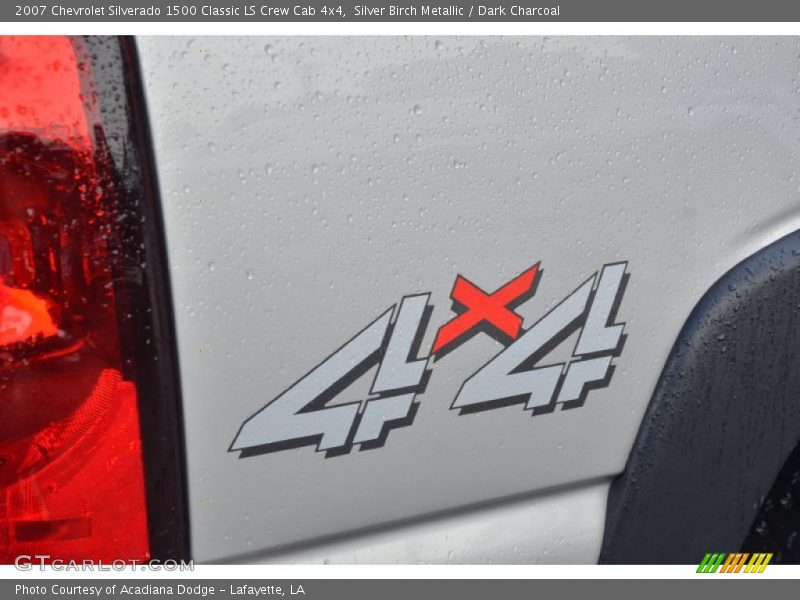 Silver Birch Metallic / Dark Charcoal 2007 Chevrolet Silverado 1500 Classic LS Crew Cab 4x4