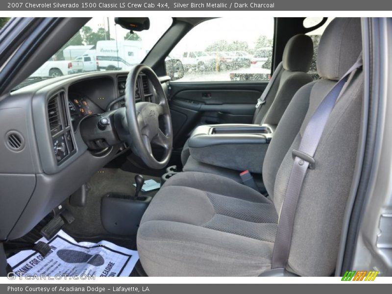 Silver Birch Metallic / Dark Charcoal 2007 Chevrolet Silverado 1500 Classic LS Crew Cab 4x4