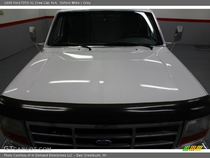 Oxford White / Grey 1996 Ford F350 XL Crew Cab 4x4