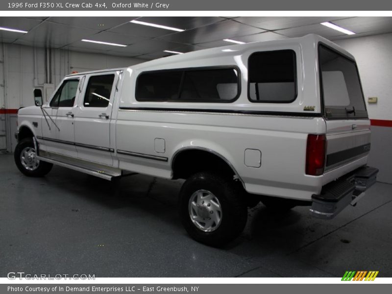 Oxford White / Grey 1996 Ford F350 XL Crew Cab 4x4