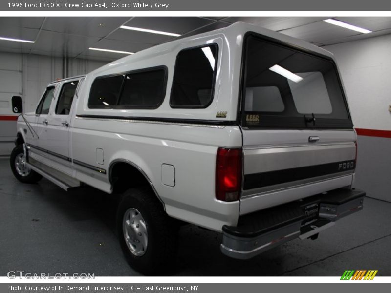 Oxford White / Grey 1996 Ford F350 XL Crew Cab 4x4