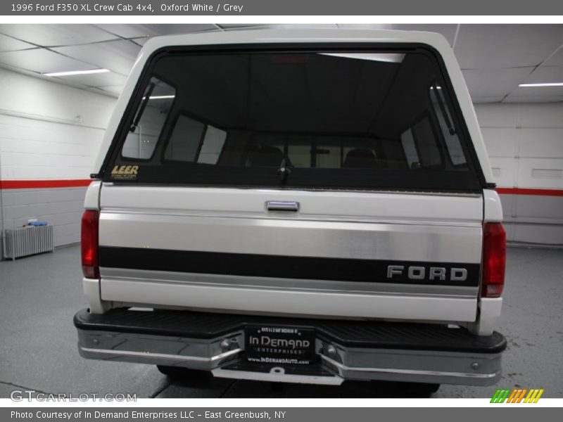 Oxford White / Grey 1996 Ford F350 XL Crew Cab 4x4
