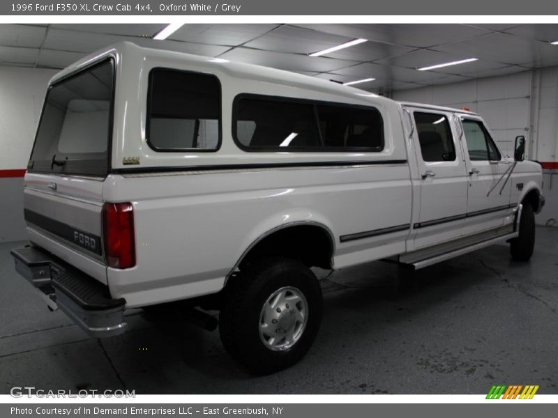 Oxford White / Grey 1996 Ford F350 XL Crew Cab 4x4