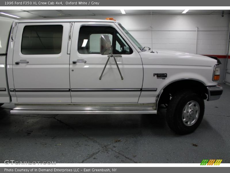 Oxford White / Grey 1996 Ford F350 XL Crew Cab 4x4