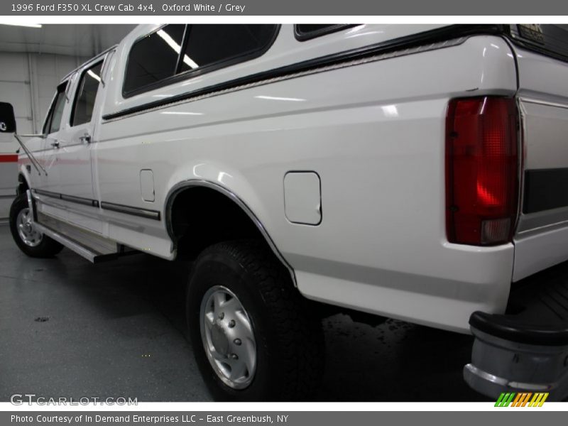 Oxford White / Grey 1996 Ford F350 XL Crew Cab 4x4