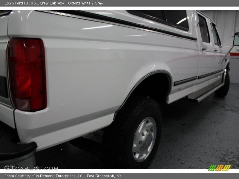 Oxford White / Grey 1996 Ford F350 XL Crew Cab 4x4