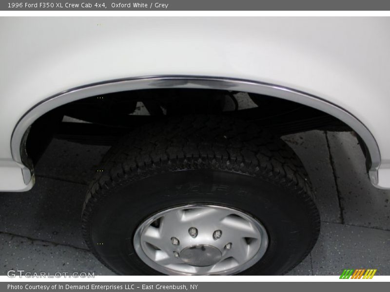 Oxford White / Grey 1996 Ford F350 XL Crew Cab 4x4