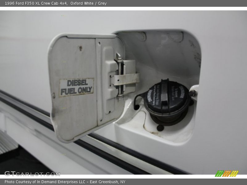 Oxford White / Grey 1996 Ford F350 XL Crew Cab 4x4