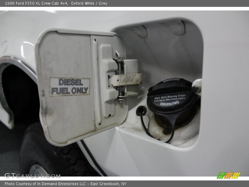 Oxford White / Grey 1996 Ford F350 XL Crew Cab 4x4