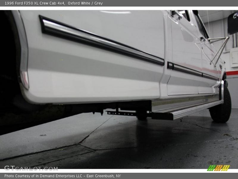 Oxford White / Grey 1996 Ford F350 XL Crew Cab 4x4