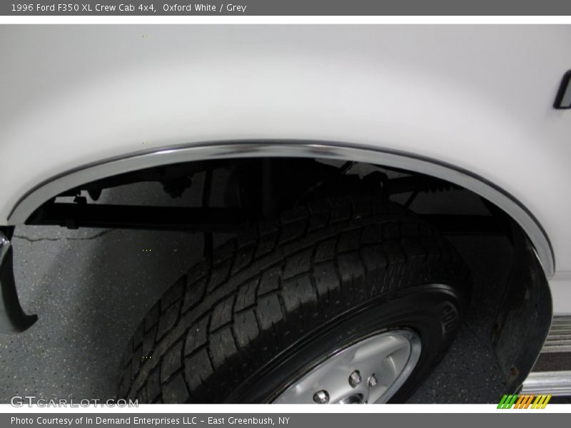 Oxford White / Grey 1996 Ford F350 XL Crew Cab 4x4
