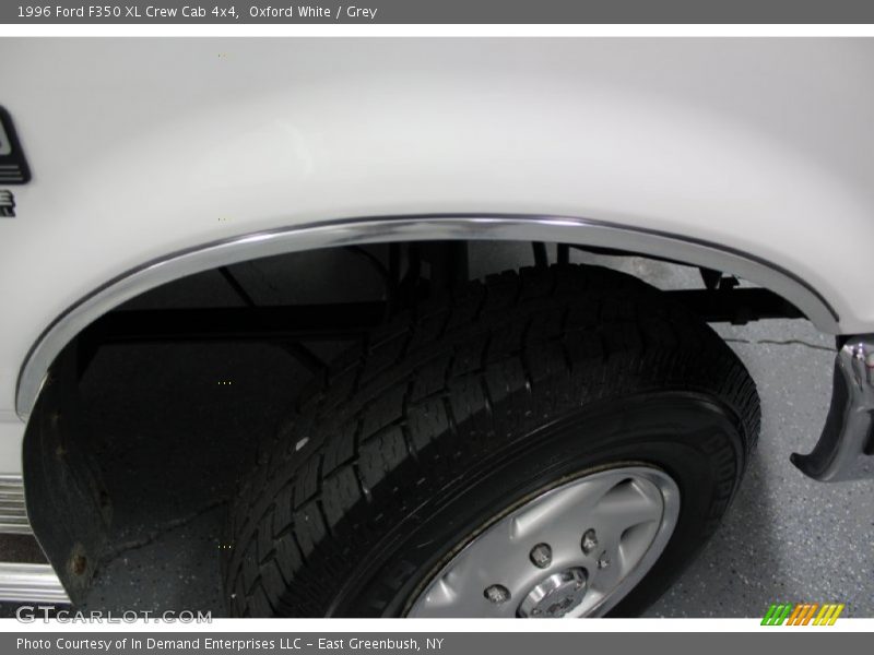 Oxford White / Grey 1996 Ford F350 XL Crew Cab 4x4