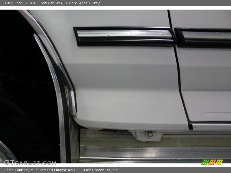 Oxford White / Grey 1996 Ford F350 XL Crew Cab 4x4