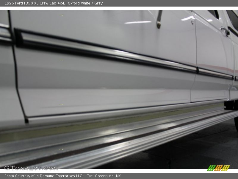 Oxford White / Grey 1996 Ford F350 XL Crew Cab 4x4