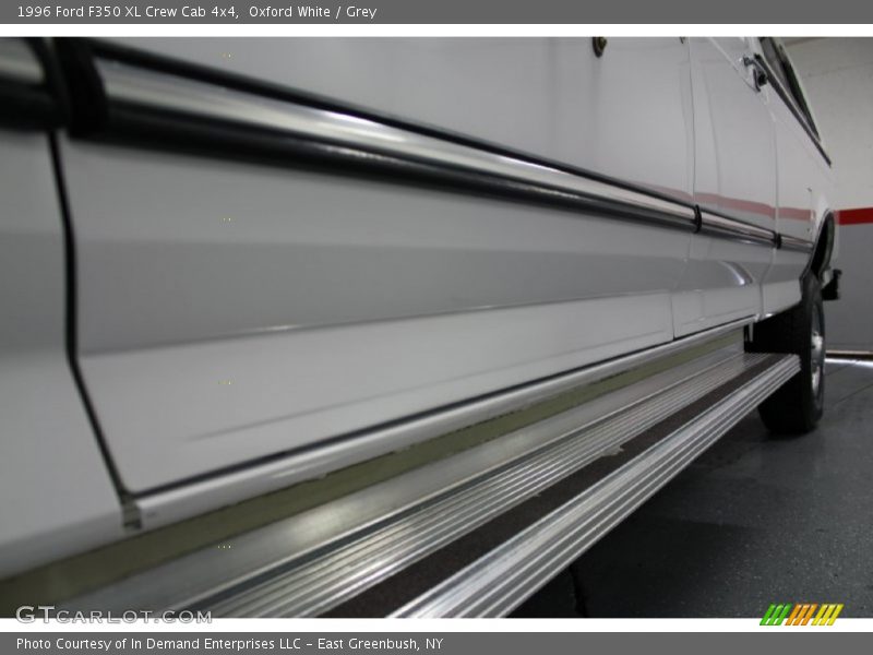 Oxford White / Grey 1996 Ford F350 XL Crew Cab 4x4