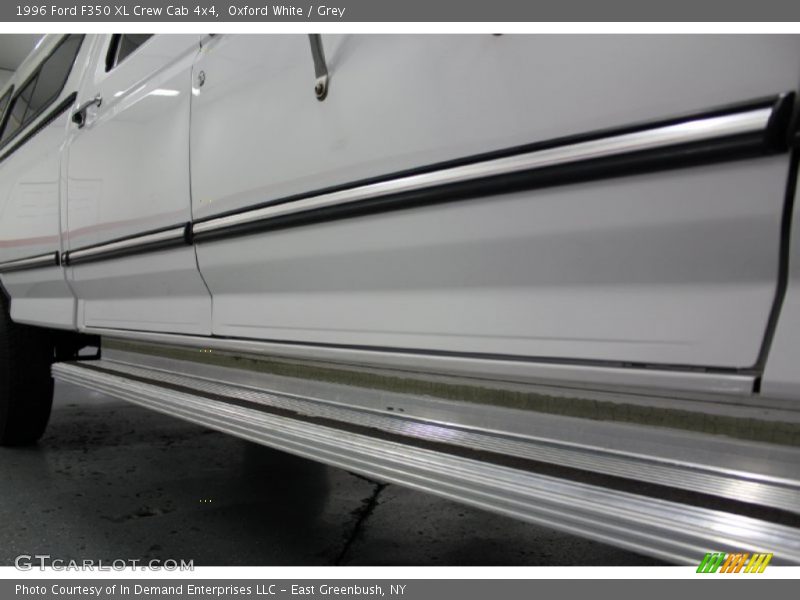 Oxford White / Grey 1996 Ford F350 XL Crew Cab 4x4