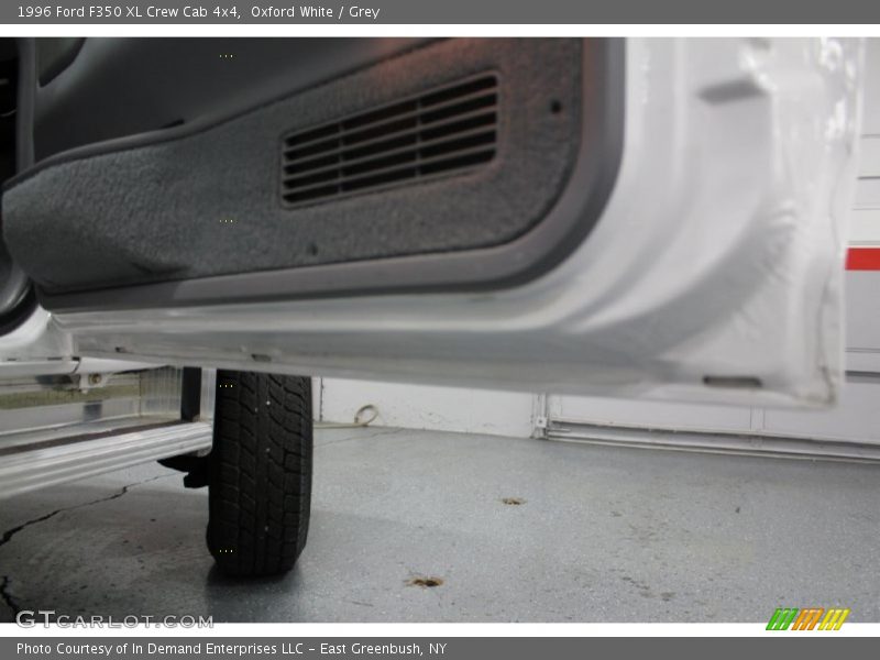 Oxford White / Grey 1996 Ford F350 XL Crew Cab 4x4