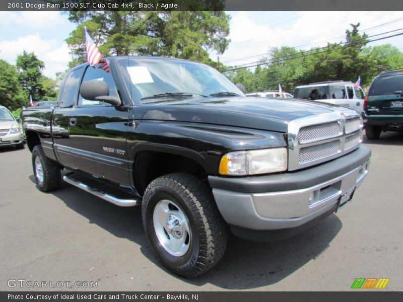 Black / Agate 2001 Dodge Ram 1500 SLT Club Cab 4x4