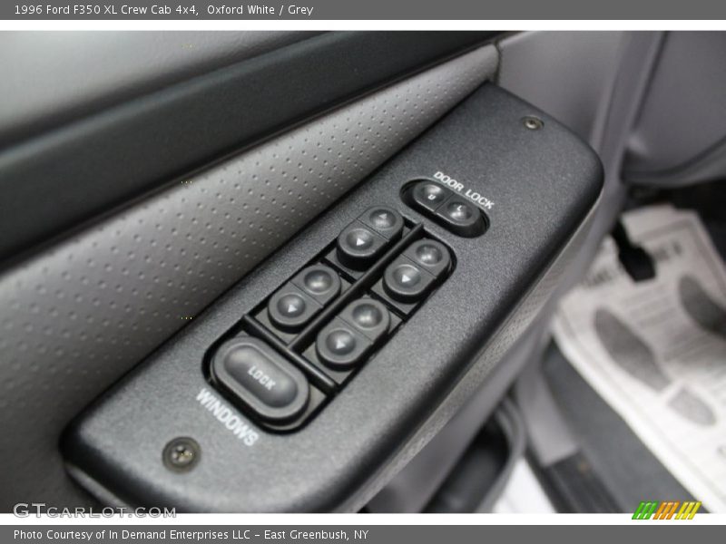 Oxford White / Grey 1996 Ford F350 XL Crew Cab 4x4