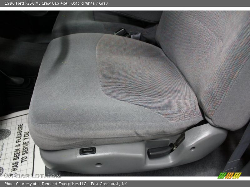 Oxford White / Grey 1996 Ford F350 XL Crew Cab 4x4