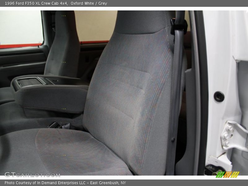 Oxford White / Grey 1996 Ford F350 XL Crew Cab 4x4