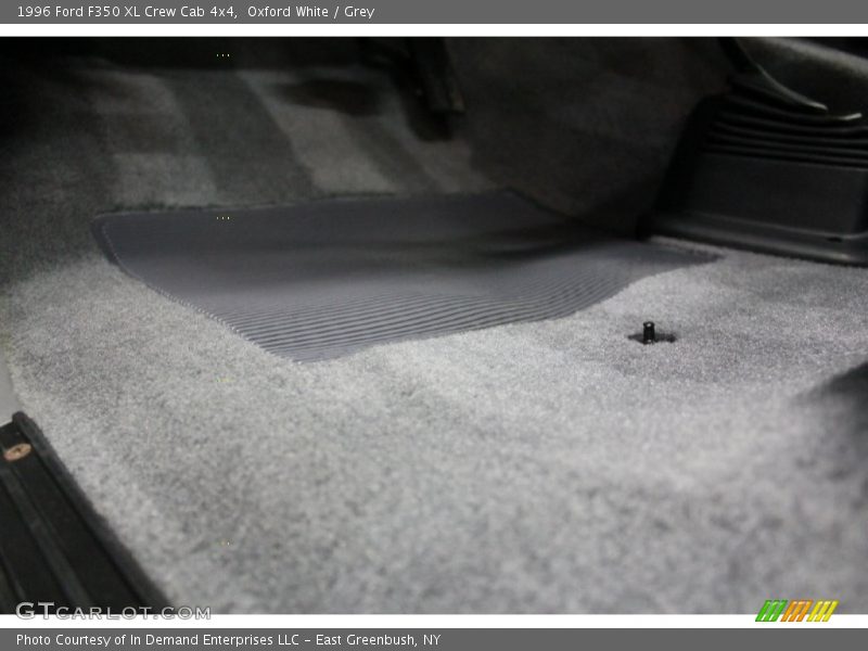 Oxford White / Grey 1996 Ford F350 XL Crew Cab 4x4