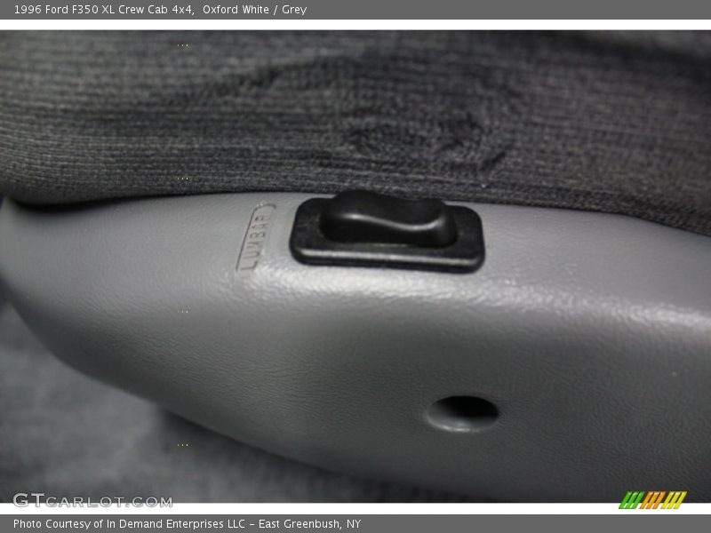 Oxford White / Grey 1996 Ford F350 XL Crew Cab 4x4